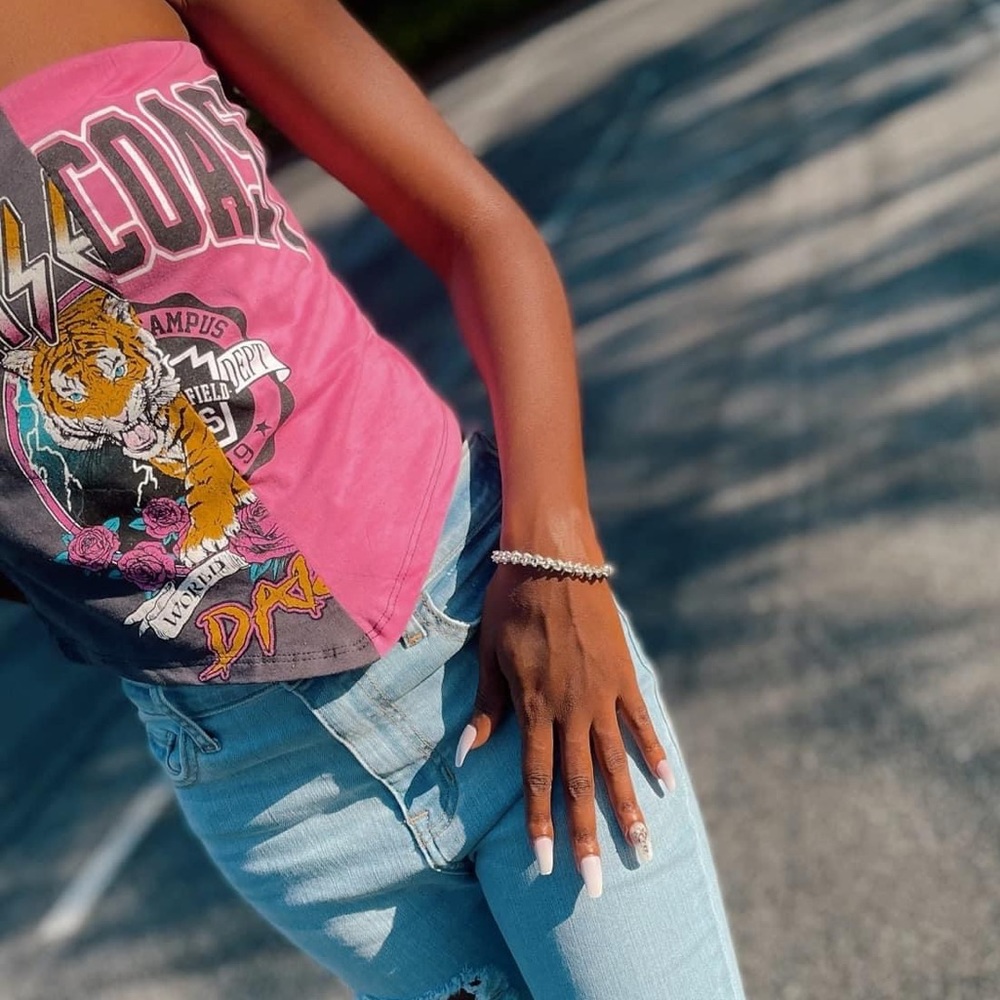 Strapless Fashion Nova Crop Top